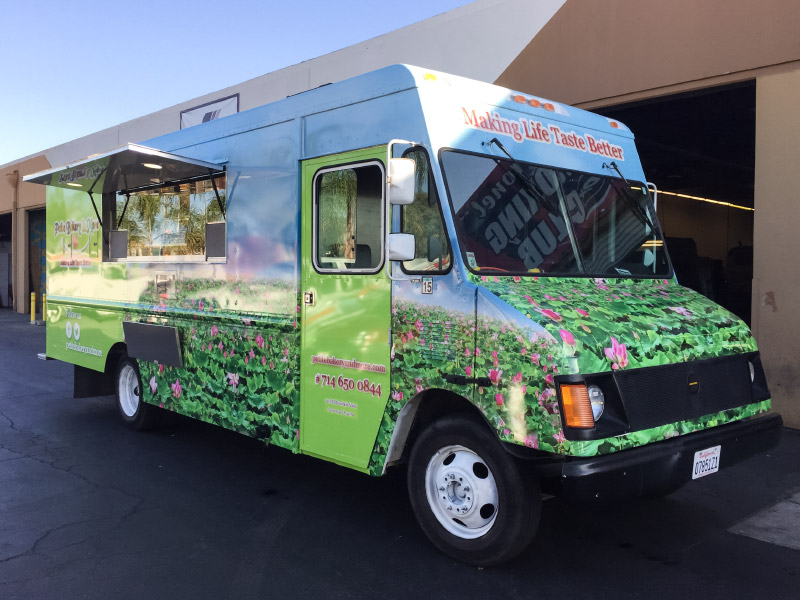 The Lotus Cuisine Truck - L.A. Custom Food Trucks